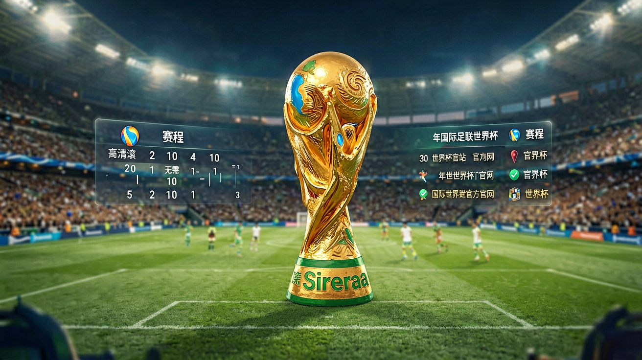 2026年国际足联世界杯高清直播界面展示实时比分、赛程和比赛追踪